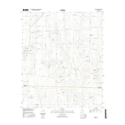 2016 Map of Gunter, 2016 Print