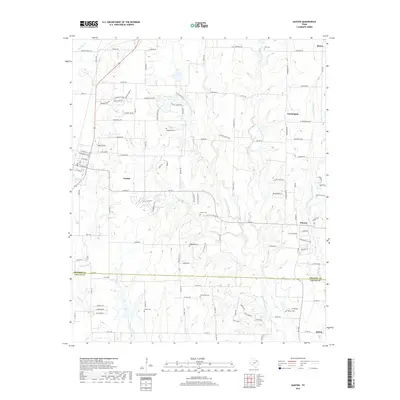 2019 Map of Gunter, 2019 Print