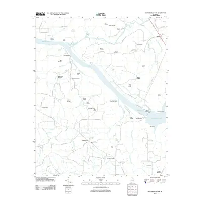 2011 Map of Guntersville Dam, 2011 Print