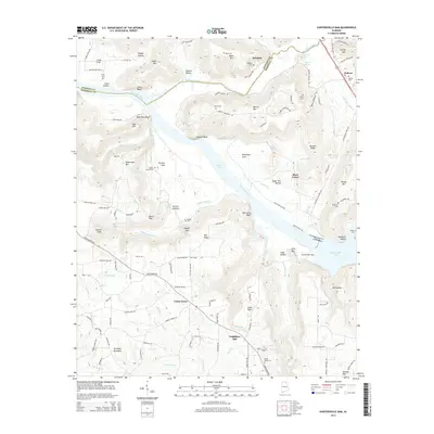 2014 Map of Guntersville Dam, 2014 Print