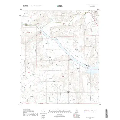 2018 Map of Guntersville Dam, 2018 Print