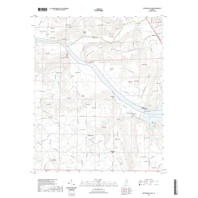 2020 Map of Guntersville Dam, 2020 Print