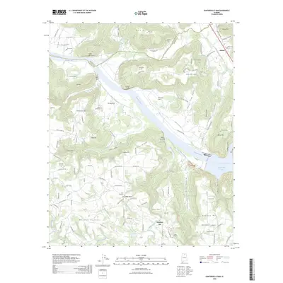 2026 Map of Guntersville Dam, 2026 Print