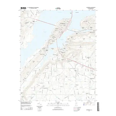 2014 Map of Guntersville, 2014 Print