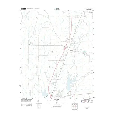 2012 Map of Guntown, 2012 Print