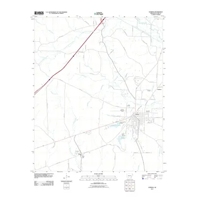 2011 Map of Gurdon, 2011 Print
