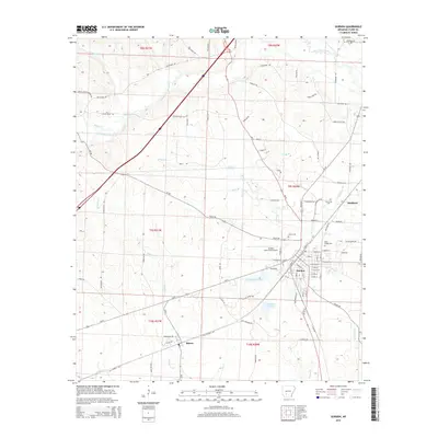 2014 Map of Gurdon, 2014 Print