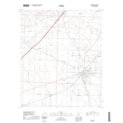 2020 Map of Gurdon, 2020 Print