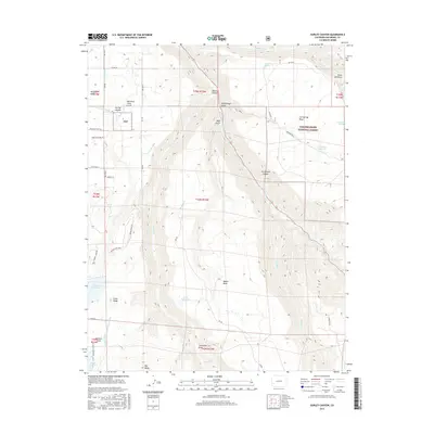 2016 Map of Gurley Canyon, 2016 Print