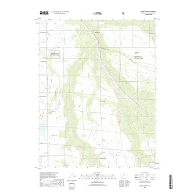 2019 Map of Gurley Canyon, 2019 Print