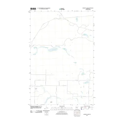 2010 Map of Gurneau Lake, 2010 Print