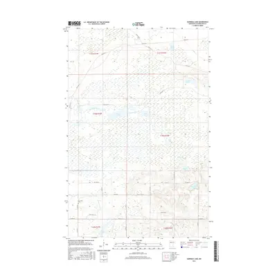 2016 Map of Gurneau Lake, 2016 Print