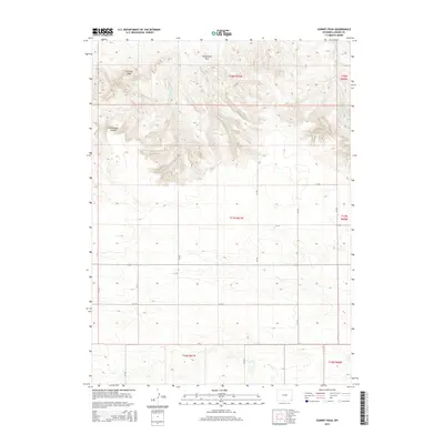 2015 Map of Gurney Peak, 2015 Print