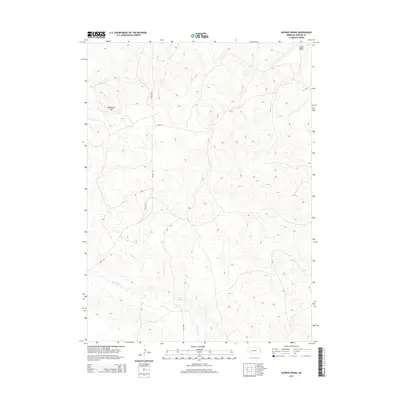 2014 Map of Gusher Spring, 2014 Print