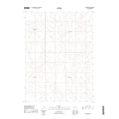 2017 Map of Gusher Spring, 2017 Print