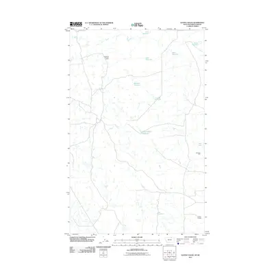 2011 Map of Gustin Coulee, 2011 Print