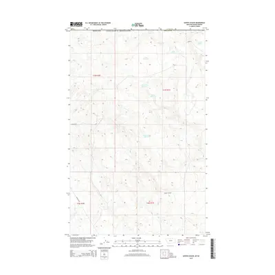 2014 Map of Gustin Coulee, 2014 Print