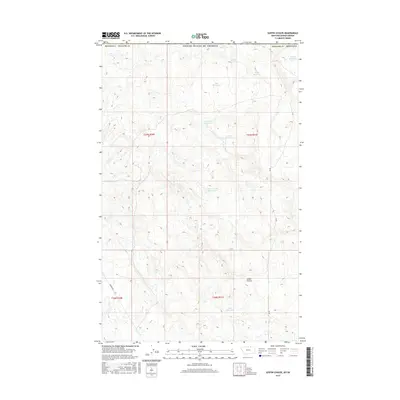 2017 Map of Gustin Coulee, 2017 Print
