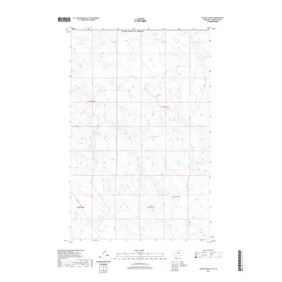 2020 Map of Gustin Coulee, 2020 Print