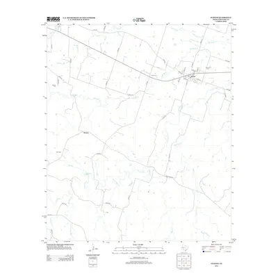 2012 Map of Gustine, 2012 Print
