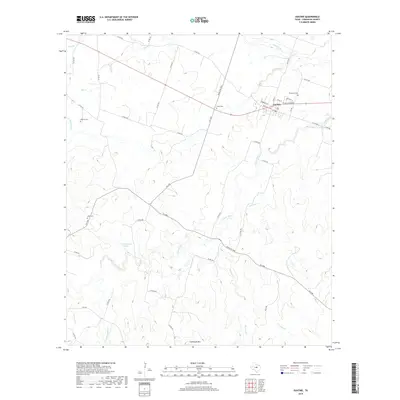 2019 Map of Gustine, 2019 Print