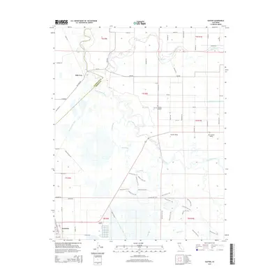 2015 Map of Gustine, 2015 Print