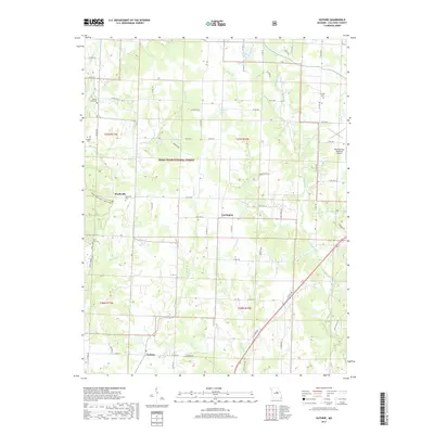 2017 Map of Guthrie, 2017 Print
