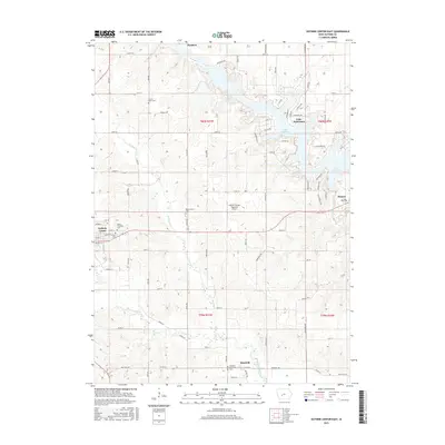 2015 Map of Guthrie Center East, 2015 Print