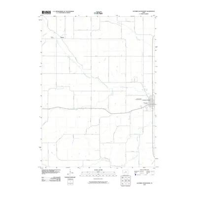 2010 Map of Guthrie Center West, 2010 Print