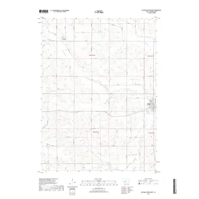 2018 Map of Guthrie Center West, 2018 Print
