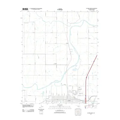 2012 Map of Guthrie North, 2012 Print