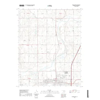 2018 Map of Guthrie North, 2018 Print