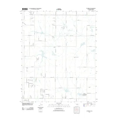 2012 Map of Guthrie SE, 2012 Print