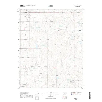 2018 Map of Guthrie SE, 2018 Print