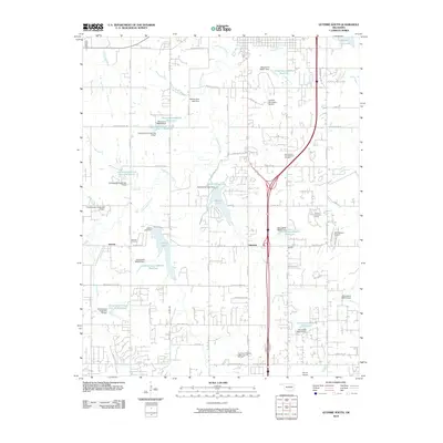 2010 Map of Guthrie South, 2010 Print