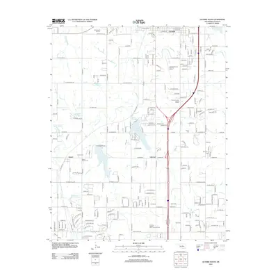 2012 Map of Guthrie South, 2012 Print