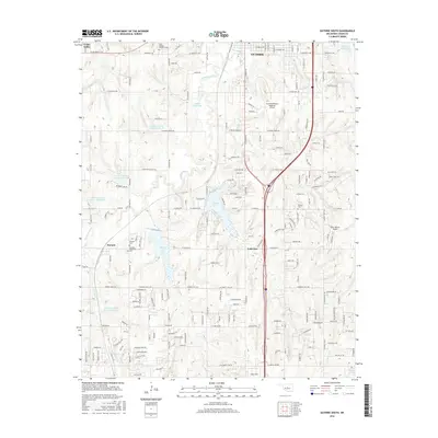 2016 Map of Guthrie South, 2016 Print