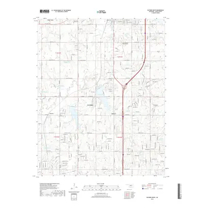 2018 Map of Guthrie South, 2018 Print