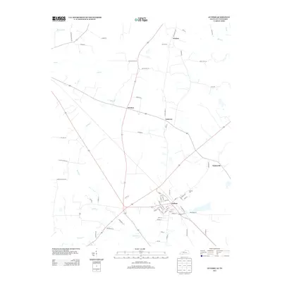 2013 Map of Guthrie, 2013 Print
