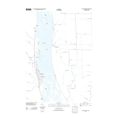 2013 Map of Guttenberg, 2013 Print
