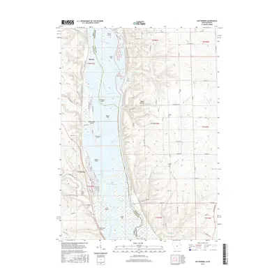 2015 Map of Guttenberg, 2015 Print
