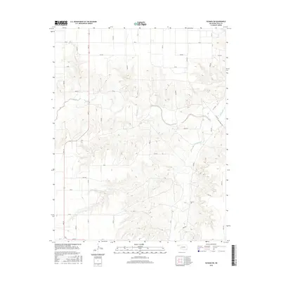 2016 Map of Guymon SW, 2016 Print