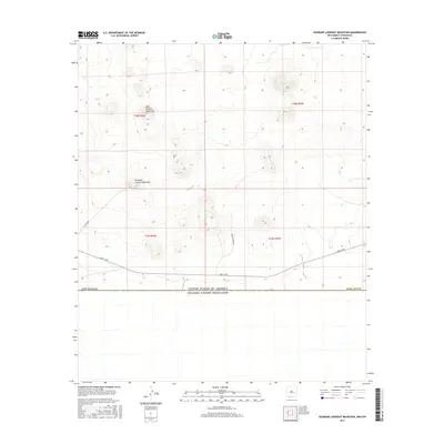 2017 Map of Guzmans Lookout Mountain, 2017 Print