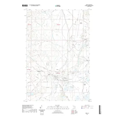 2019 Map of Gwinn, 2019 Print