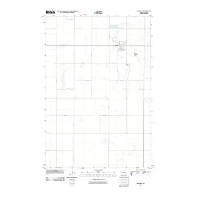 2011 Map of Gwinner, 2011 Print