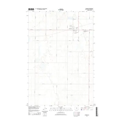 2014 Map of Gwinner, 2014 Print