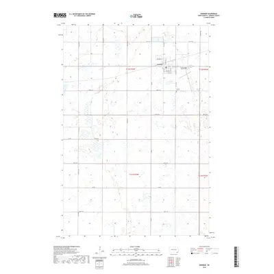 2018 Map of Gwinner, 2018 Print