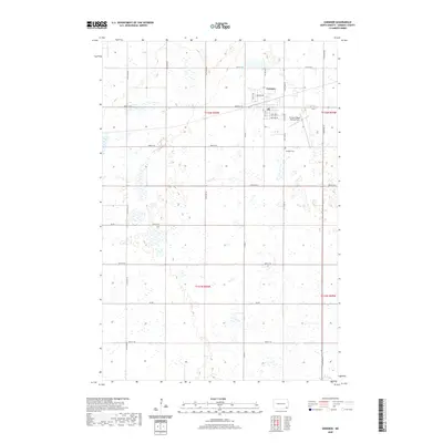 2020 Map of Gwinner, 2020 Print