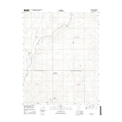 2014 Map of Gyp Hills, 2014 Print