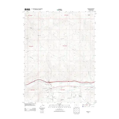2013 Map of Gypsum, 2013 Print